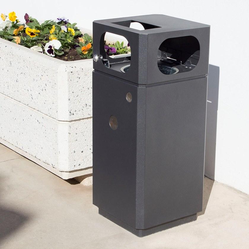 ENCHO ENCHEV - ETE Урна для мусора металлическая с крышкой для улицы sun-id-1405098 - Вид №8