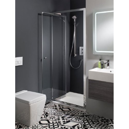 Дверь в Infold 900mm с боковым экраном 900mm Britton Burlington EIDSC0900, ESPSC0900  - Вид №1