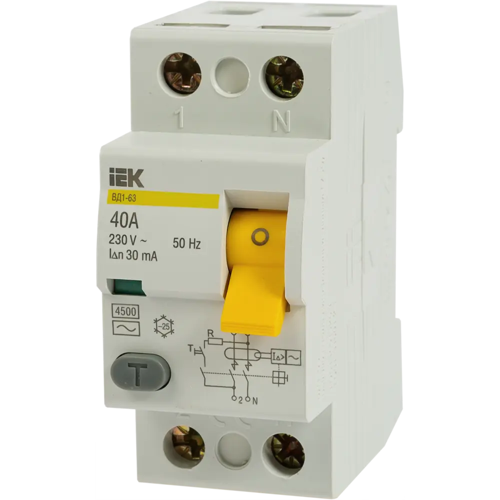 Автоматический выключатель IEK ВД1-63 40А для надежной защиты сети 11875603 STLM-0001572