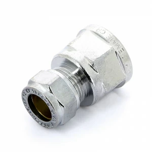 Муфта обжим-В хромированная TIEMME 12х1/2"