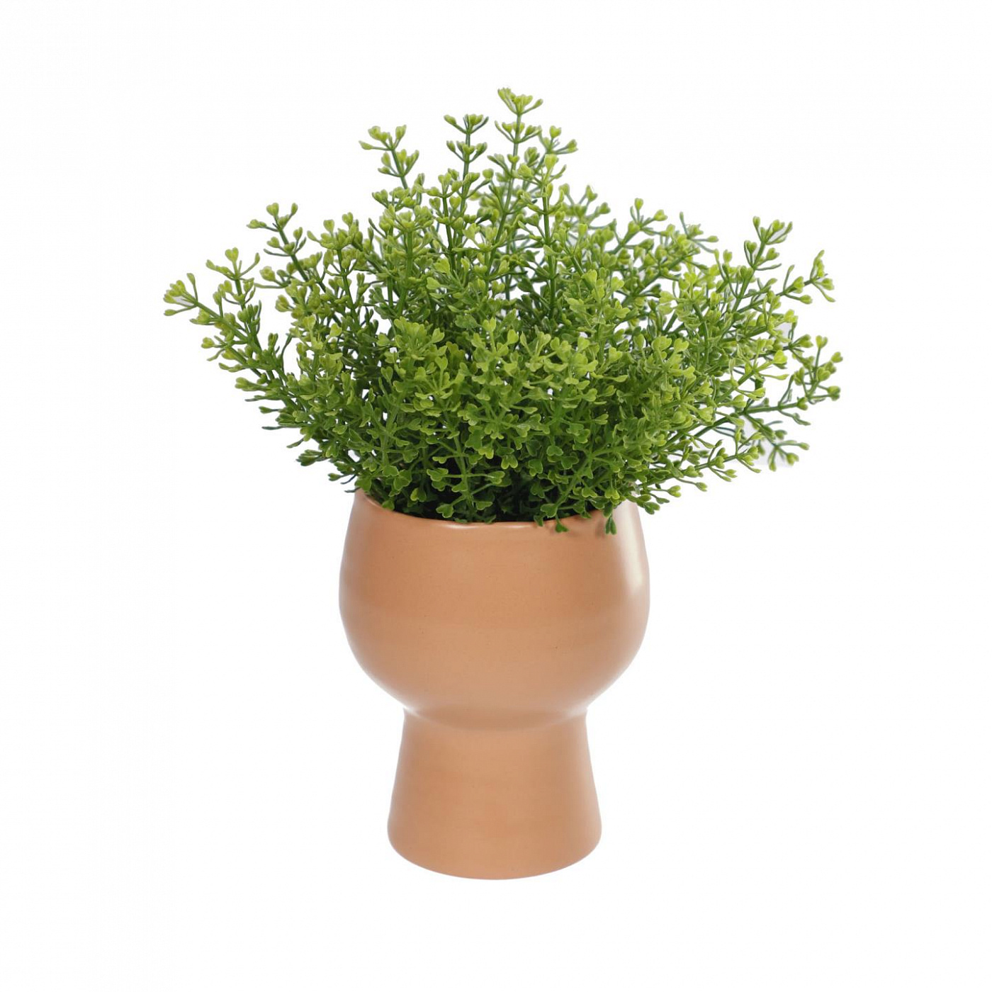 108450 Искусственное растение в розовом керамическом горшочке 21,6 см La Forma Myriophyllum 