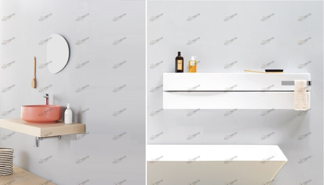 Полотенцесушитель электрический двухсекционный SURF OSC007 ArtCeram 