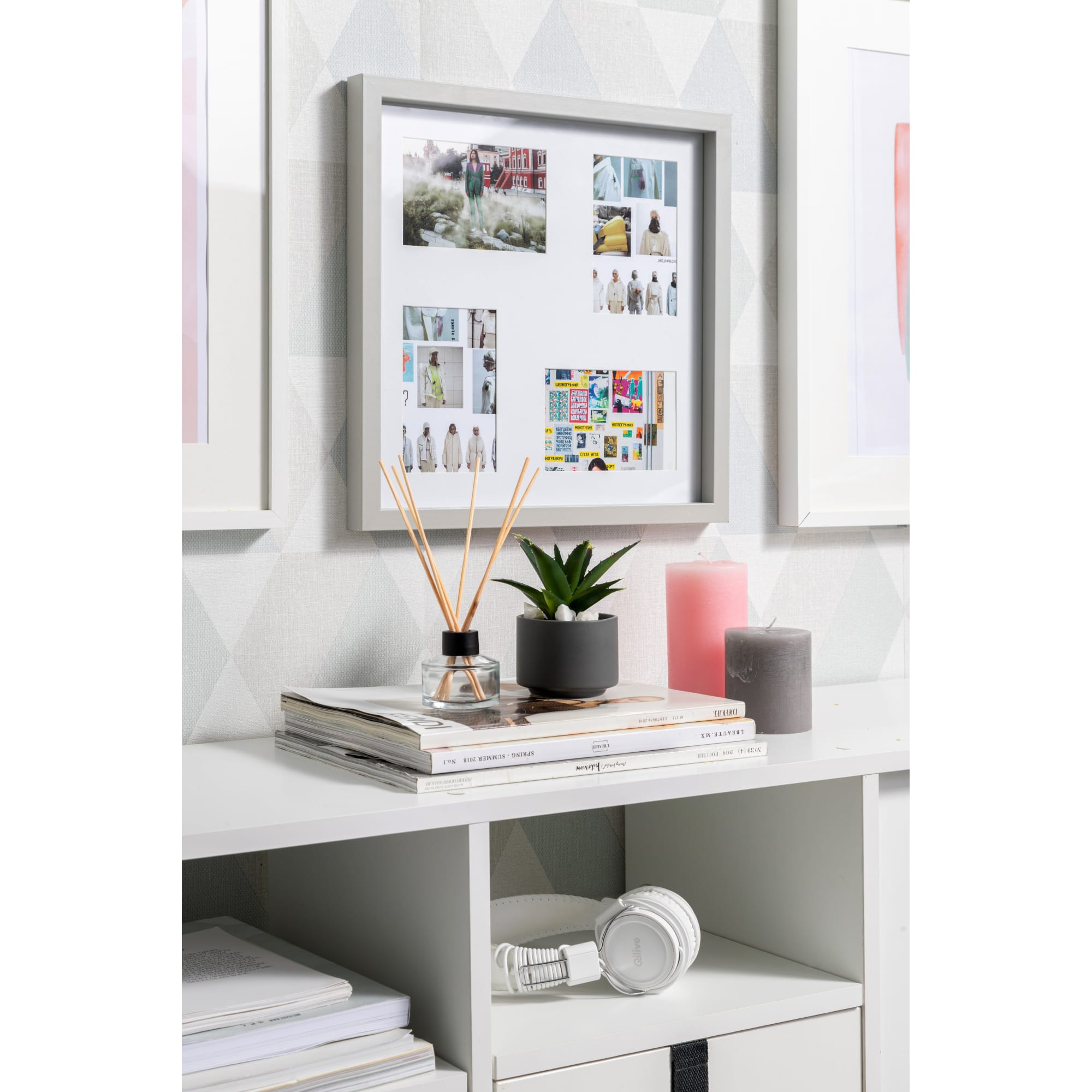 82459983 Рамка для 4-х фотографий 10х15 см цвет серый Santreyd  - Вид №3