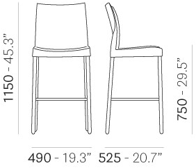 Pedrali Штабелируемый стул Ice 806 - Вид №6