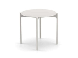 Круглый алюминиевый журнальный столик с порошковым покрытием HPL Top