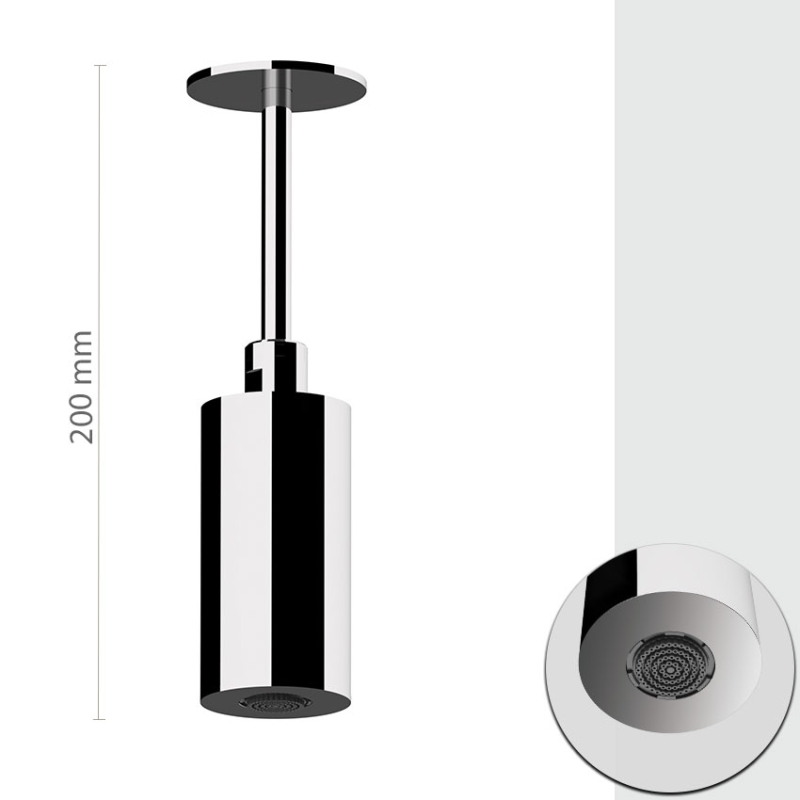 A578PELCM10 Лейка для душа DANIEL RUBINETTERIE Wellness - Вид №2