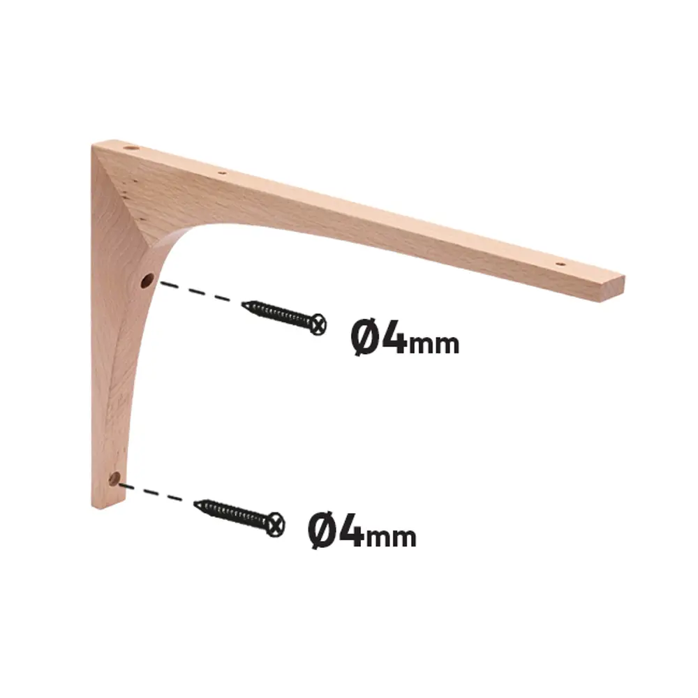 Кронштейны Spaceo для полок 20×30 см с нагрузкой 30 кг 85002134 STLM-1398959 - Вид №1
