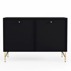 Комод длинный с металлическими ножками черный Moon BRAGIN DESIGN ДИЗАЙНЕРСКИЕ, MOON 00-3862424 Черный