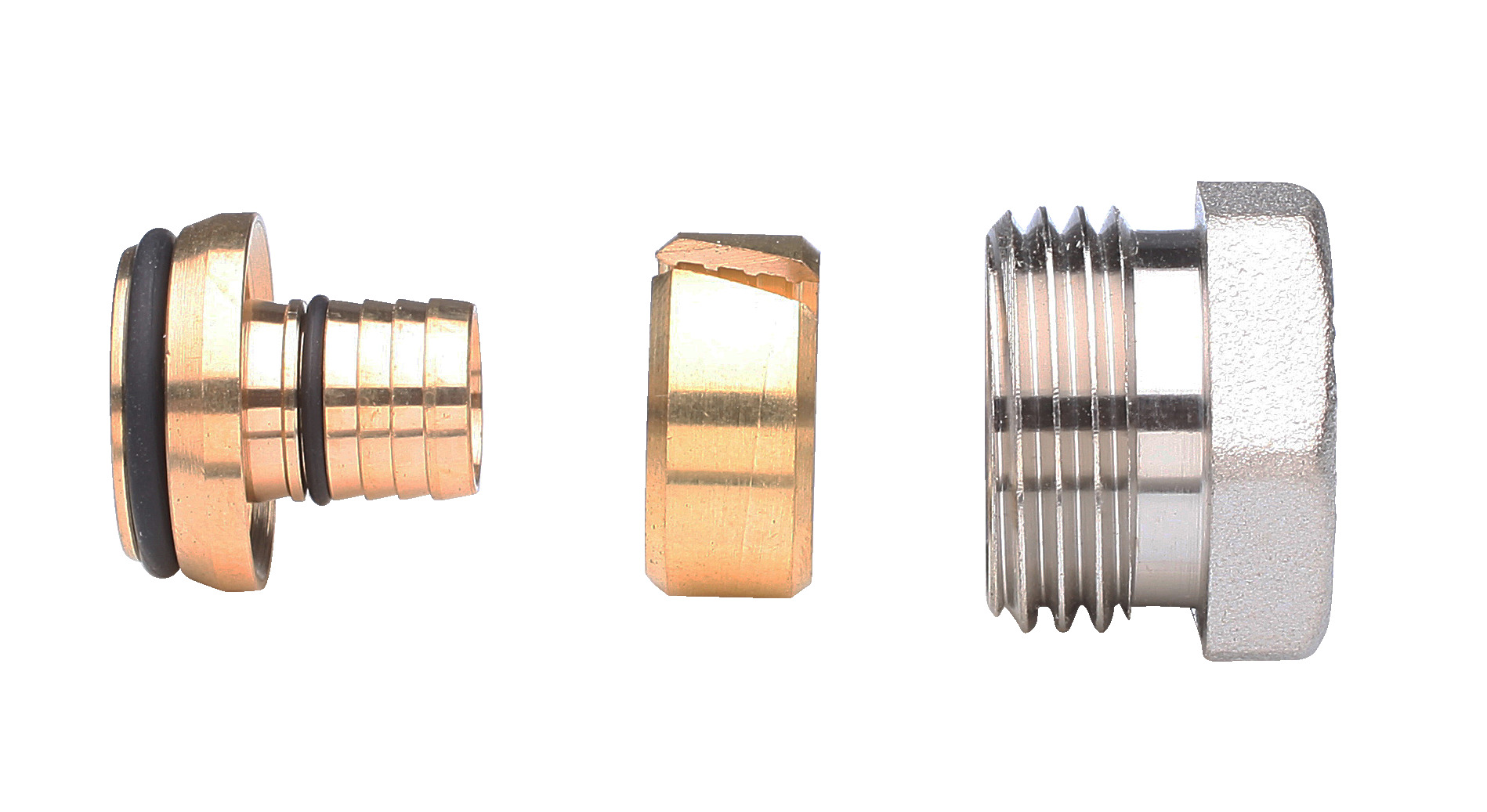 Danfoss Фитинги для полимерных труб (PEX) Уплотн. фитинги PEX 18х2.5 G3/4'' вн 013G4159  - Вид №1