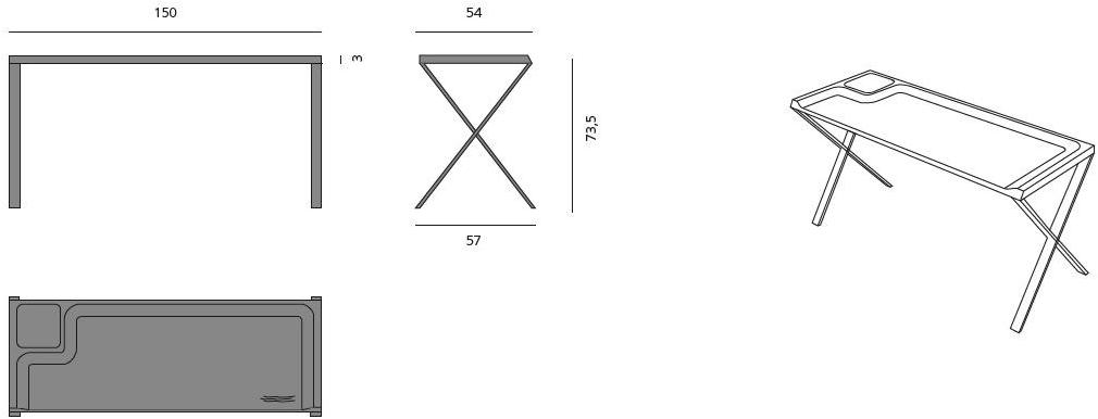 more Письменный стол из дерева Lax sun-id-1459932 - Вид №5