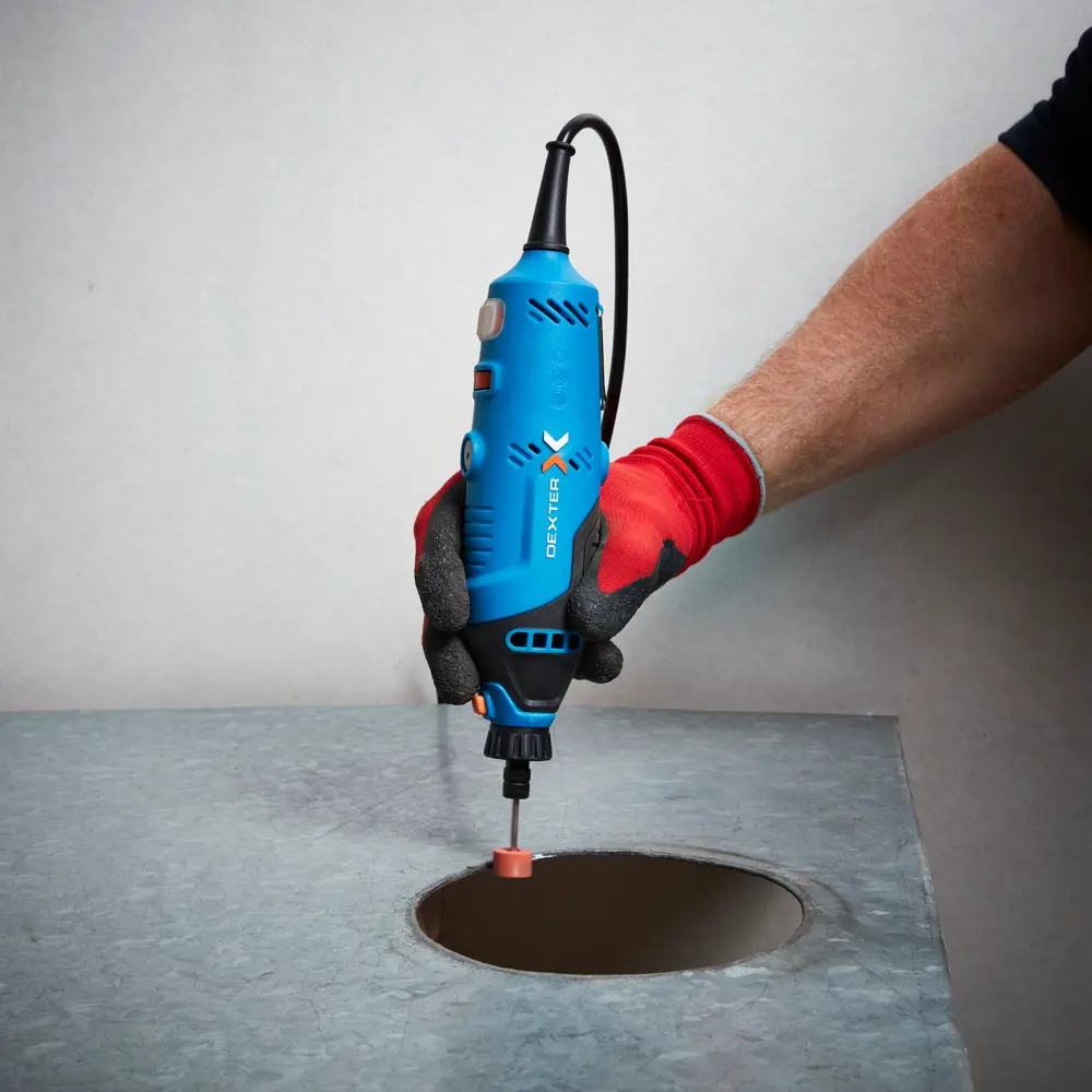 Гравер сетевой Dexter 5 150MD2.5, 150 Вт, гибкий вал и набор насадок 62 шт STLM-2107499 - Вид №17