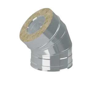 Отвод утеплённый Corax ф200x280 45 градусов