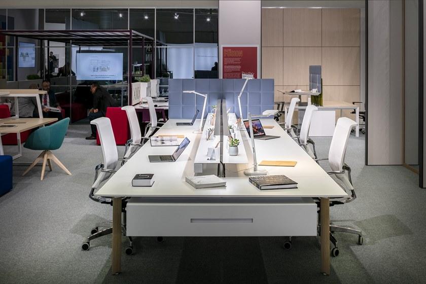 CUF Milano Скамья со звукопоглощающими панелями и центральной полкой Seventy seven sun-id-1462137 - Вид №2