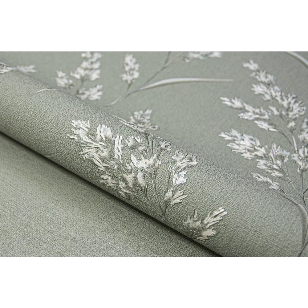 Флизелиновые обои Wallsecret Campo зеленые 1.06 м 89400488 STLM-1441342 - Вид №3