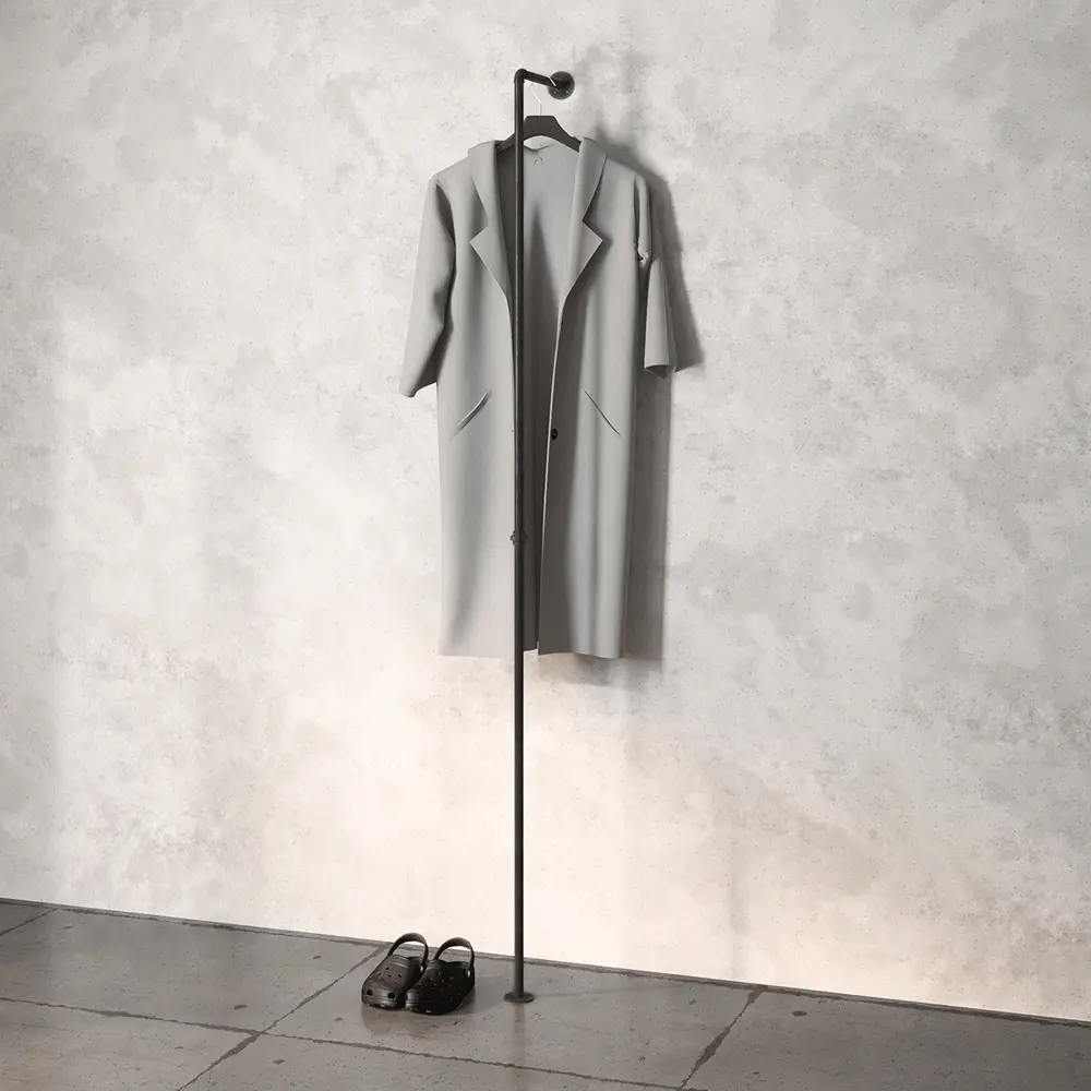 Комплект системы хранения Larvij PIPE05 7.5x100.5x8.5 см цвет черный STLM-2003437 - Вид №6