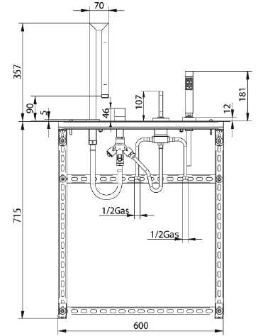 7761400000 Смеситель Bandini Seta Santreyd - Вид №2