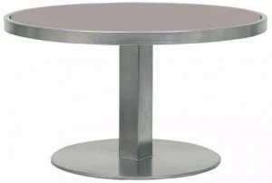 Royal Botania Низкий круглый стеклянный садовый столик O-zon