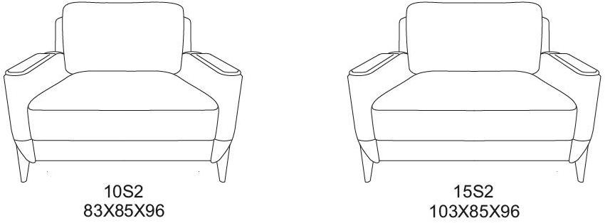 Recor Home Кресло из ткани с подлокотниками Merlot 10s2  - Вид №1