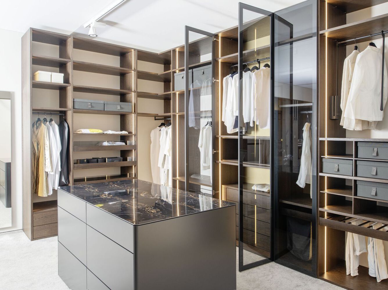 Модульная гардеробная на заказ Sudbrock Möbelhandwerk Fokus ARCH-00045697