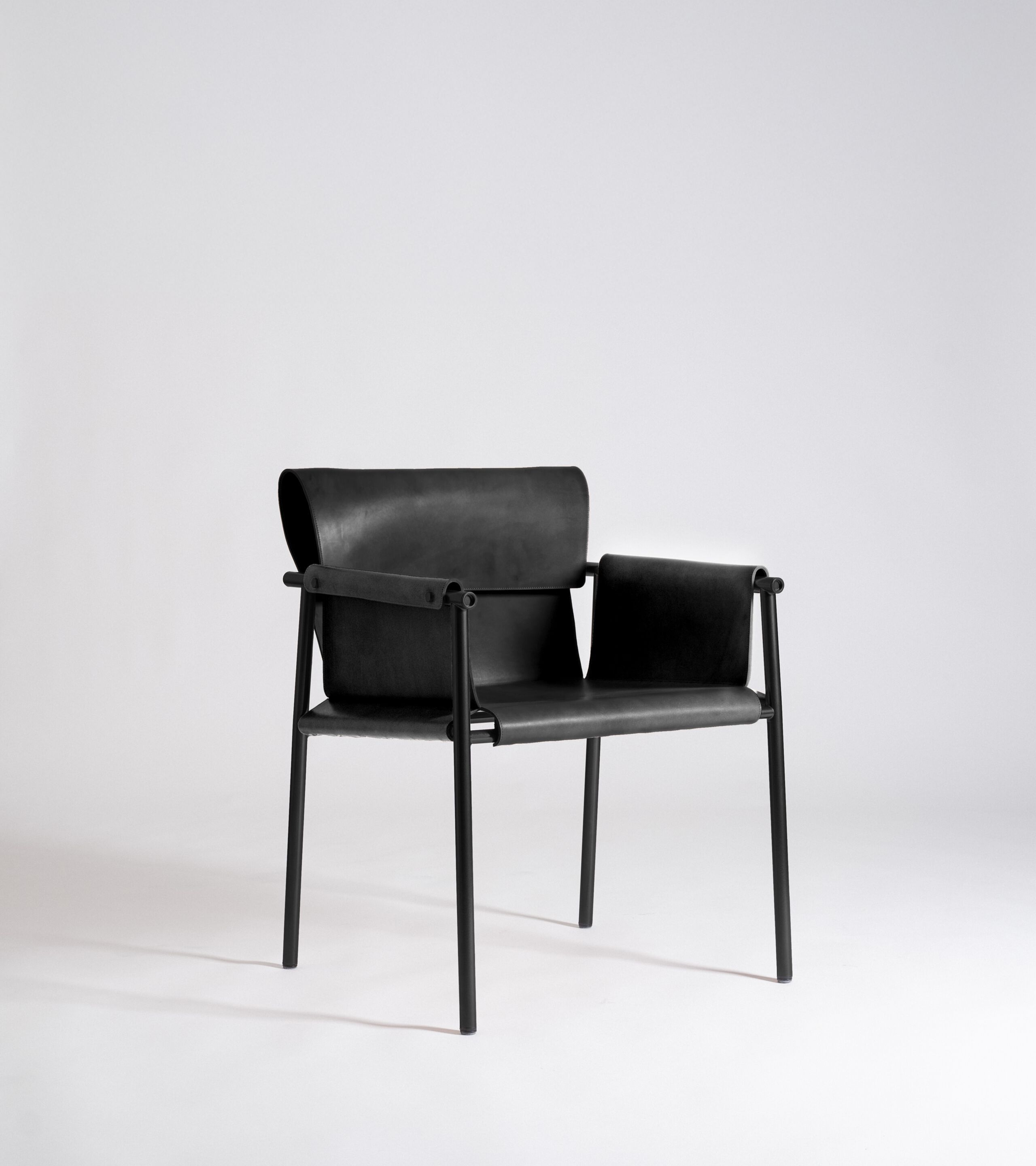 Кожаный стул с подлокотниками Patrick Jouin Edition OLO ARCH-00101695 - Вид №7