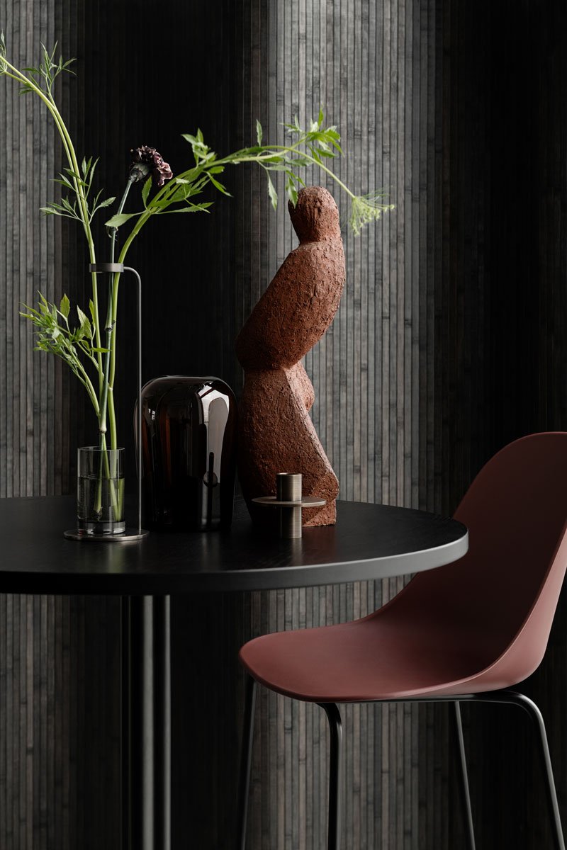 9280100-0002ZZZZ MENU Боковой барный стул Harbour Черный | Цвет хаки  - Вид №1