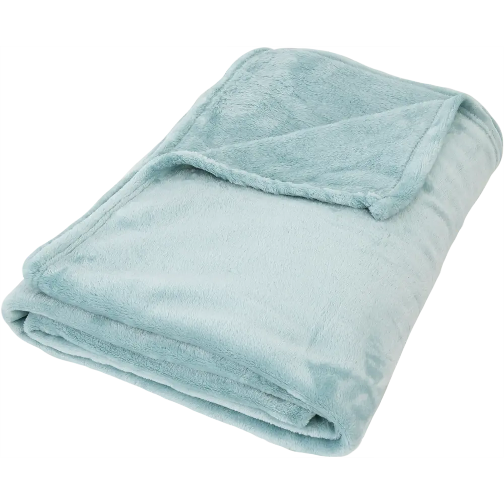 Плед Yutmara 180х200 см фланель цвет голубой BELEZZA Подиум STLM-2205533 - Вид №2