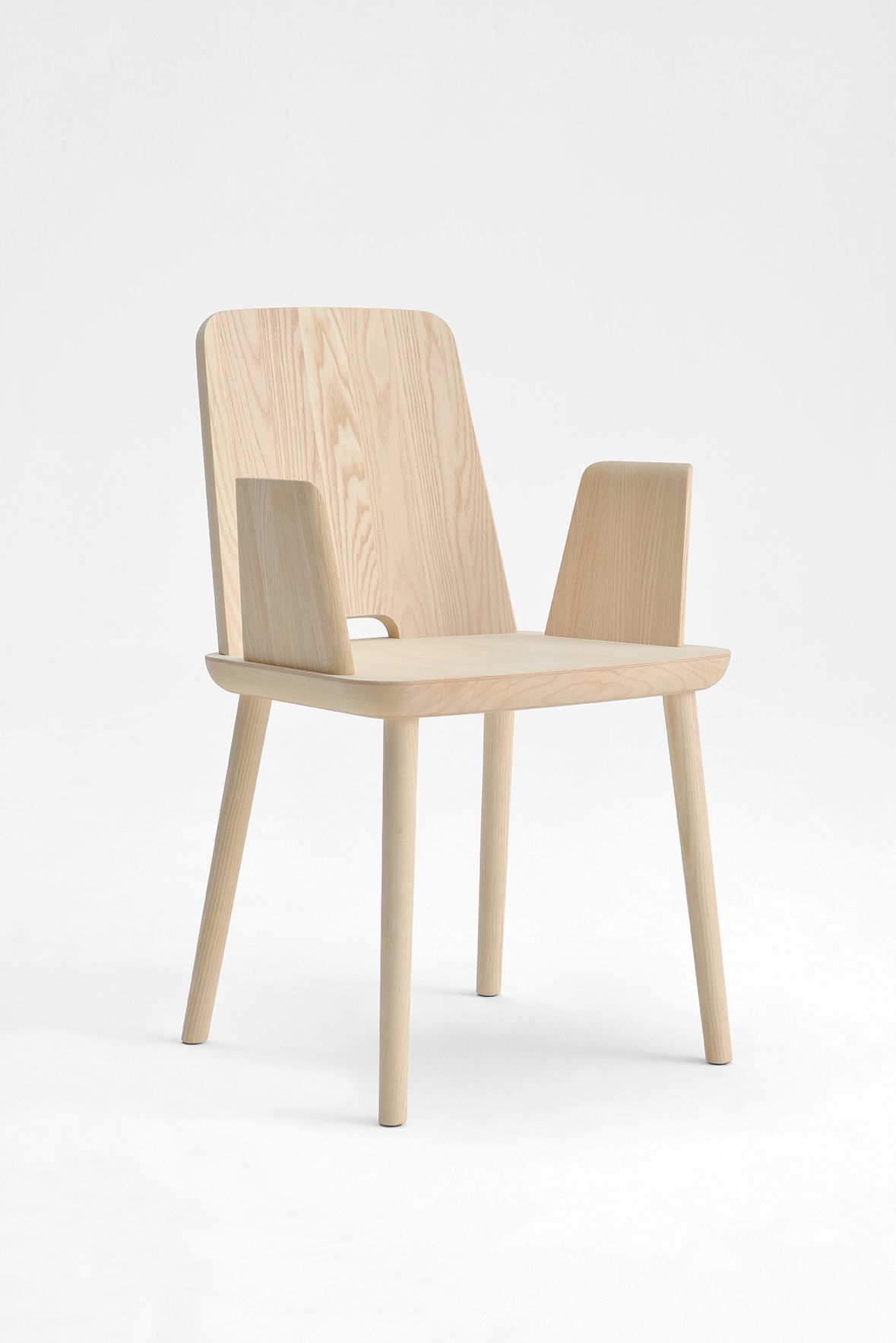 Стул из ясеня с подлокотниками SIPA планшет ARCH-00124717 - Вид №14