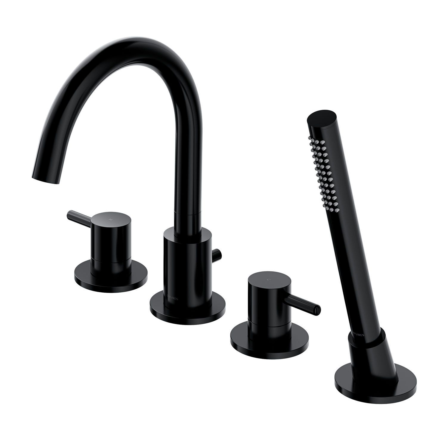 Смеситель для ванны с 4 отверстиями и ручным душем OMNIRES Y ARCH-00055151 - Вид №6