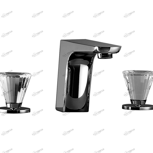 Смеситель на 3 отверстия для раковины 72.075C с клапаном Клик-Клак MAIER ARTIK 72075C