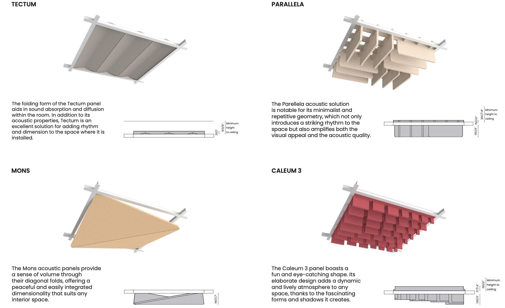 Потолочная офисная акустическая панель Askia VOLUMETRIC ARCH-00073382 - Вид №4