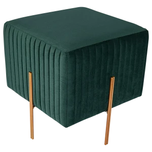Пуф Santreyd велюр темно-зеленый 40×42 см - комфорт и стиль 89392881