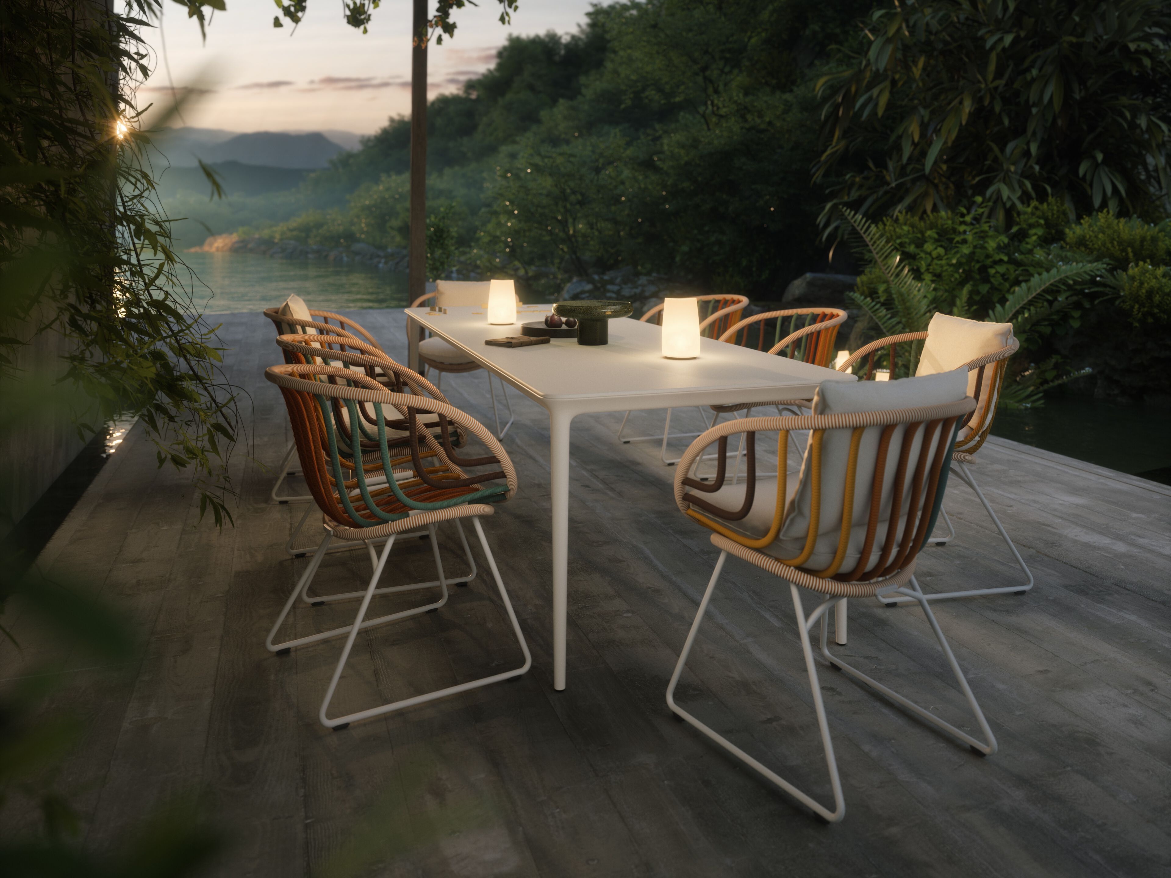 Ткань сани сад стул DEDON KIDA ARCH-00122831 - Вид №15