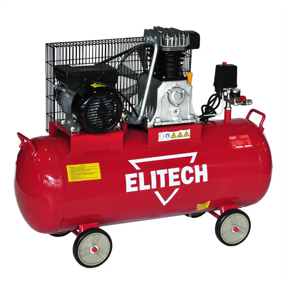 Компрессор поршневой Elitech КПР 100/450/2.2, 100 л 450 л/мин STLM-2035958