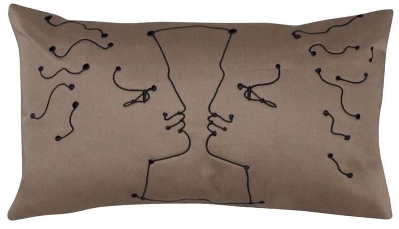 Roche Bobois Прямоугольная подушка со съемным чехлом из ткани Jean cocteau sun-id-1436094 - Вид №1