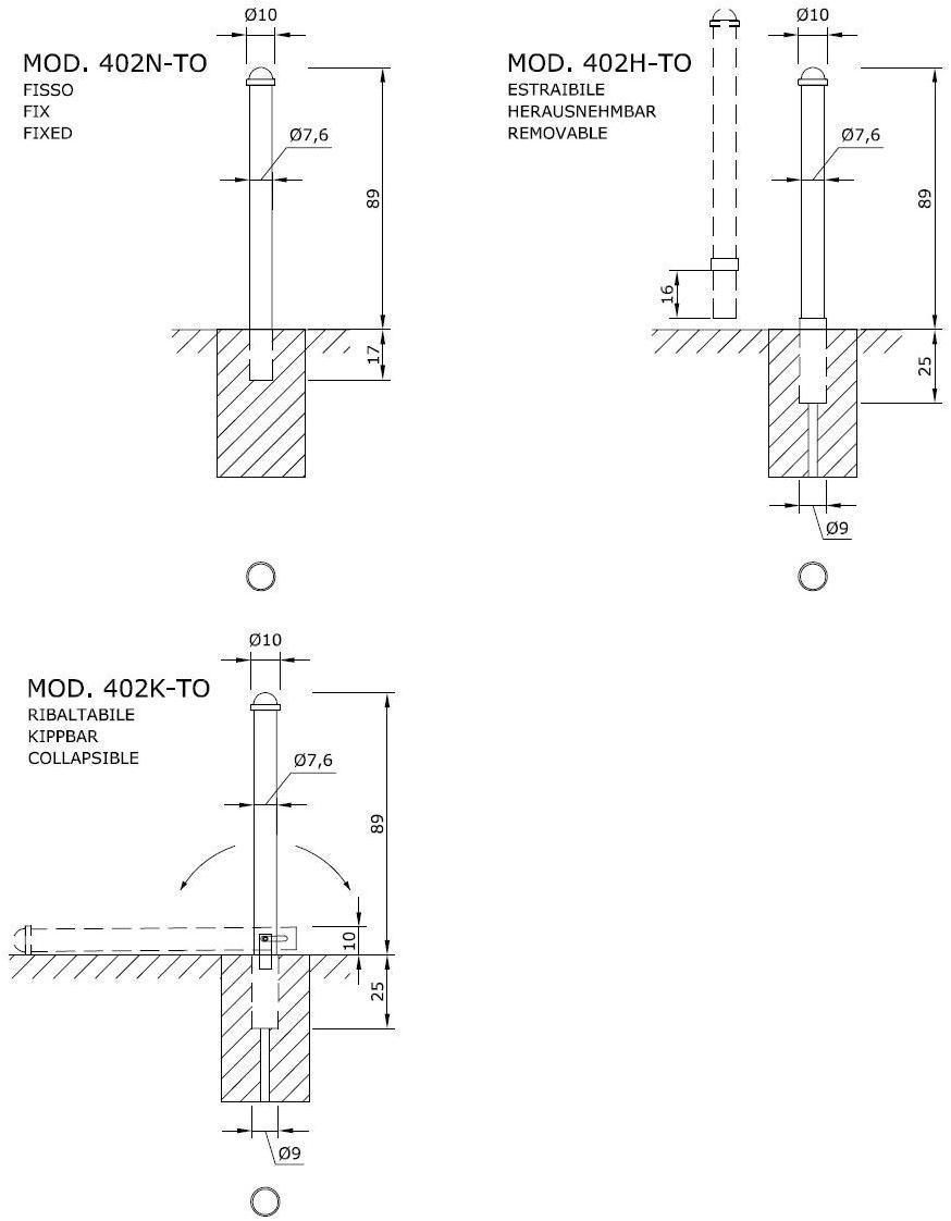 Euroform W Столб металлический  402, 403  - Вид №6