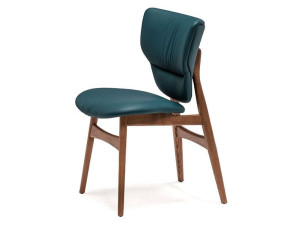 Стул из ясеня и кожи