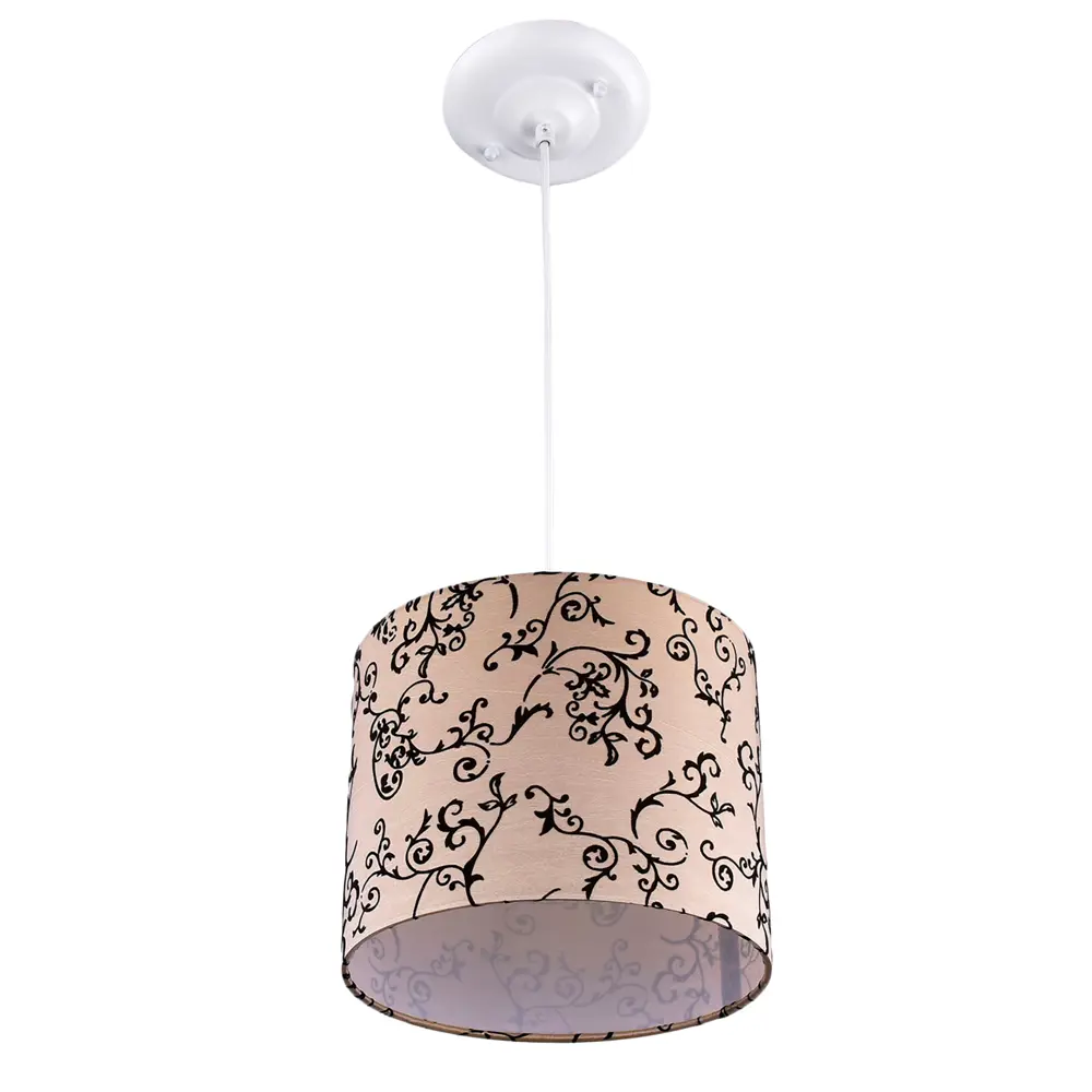 Светильник подвесной Арго 1 лампа 4 м² цвет бежевый РОССВЕТ STLM-2141740