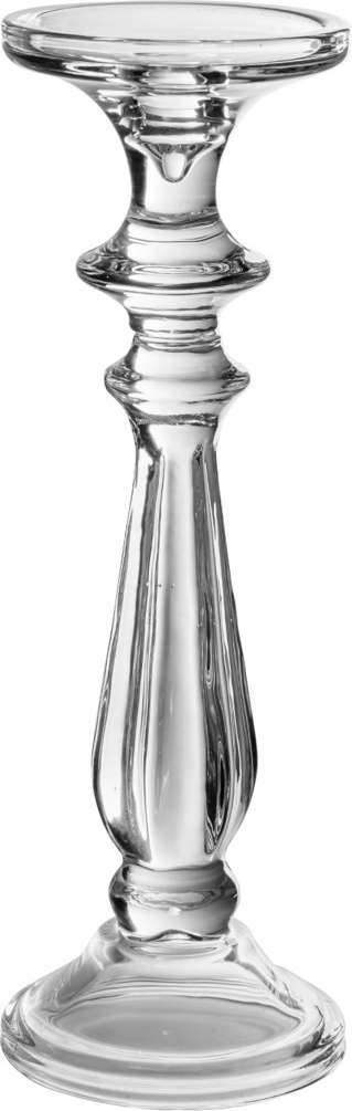 10629112 Rasteli Подсвечник стеклянный Rasteli "Король" 29,9см Стекло 