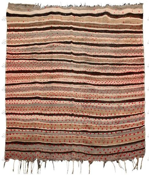 AFOLKI Ковер из шерсти в полоску Kilim Ta529be