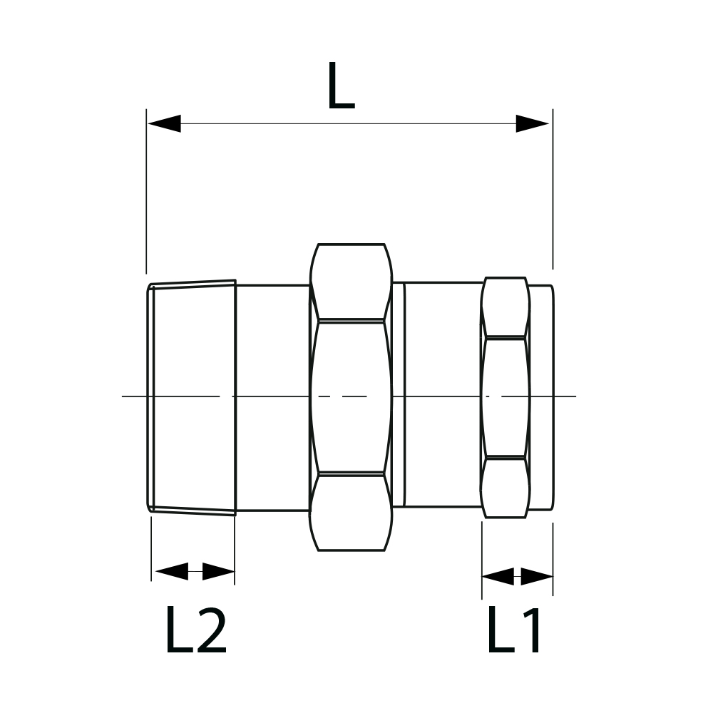 8126010000000 Разъемные соединения Tece  - Вид №1