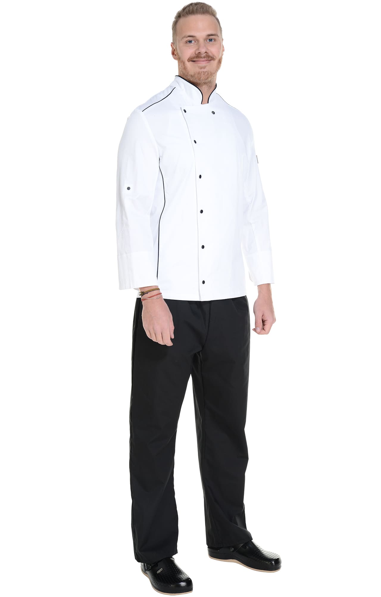 62619 Китель поварской white RICON  Одежда для поваров  размер 58 (XXXXL)  - Вид №6