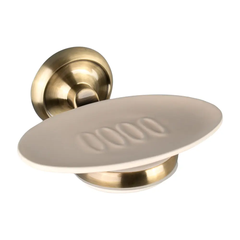 Мыльница Antico подвесная металл цвет латунь VERRAN STLM-2190372