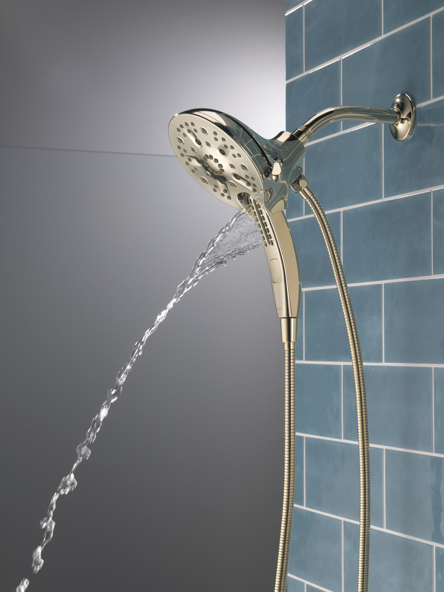 58620-PN25-PK In2ition® H2Okinetic® Душ два в одном с 5 настройками Delta Faucet Universal Showering Полированный никель  - Вид №15