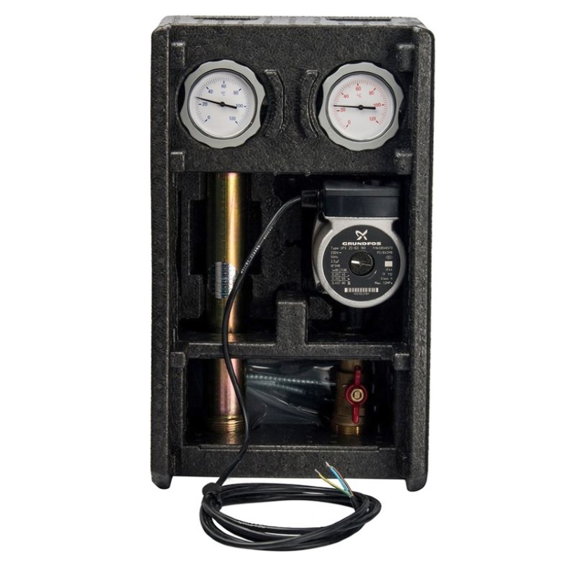 Насосная группа UK Meibes без смесителя 1" с насосом Grundfos UPS 25-60 M6681140RU - Вид №2