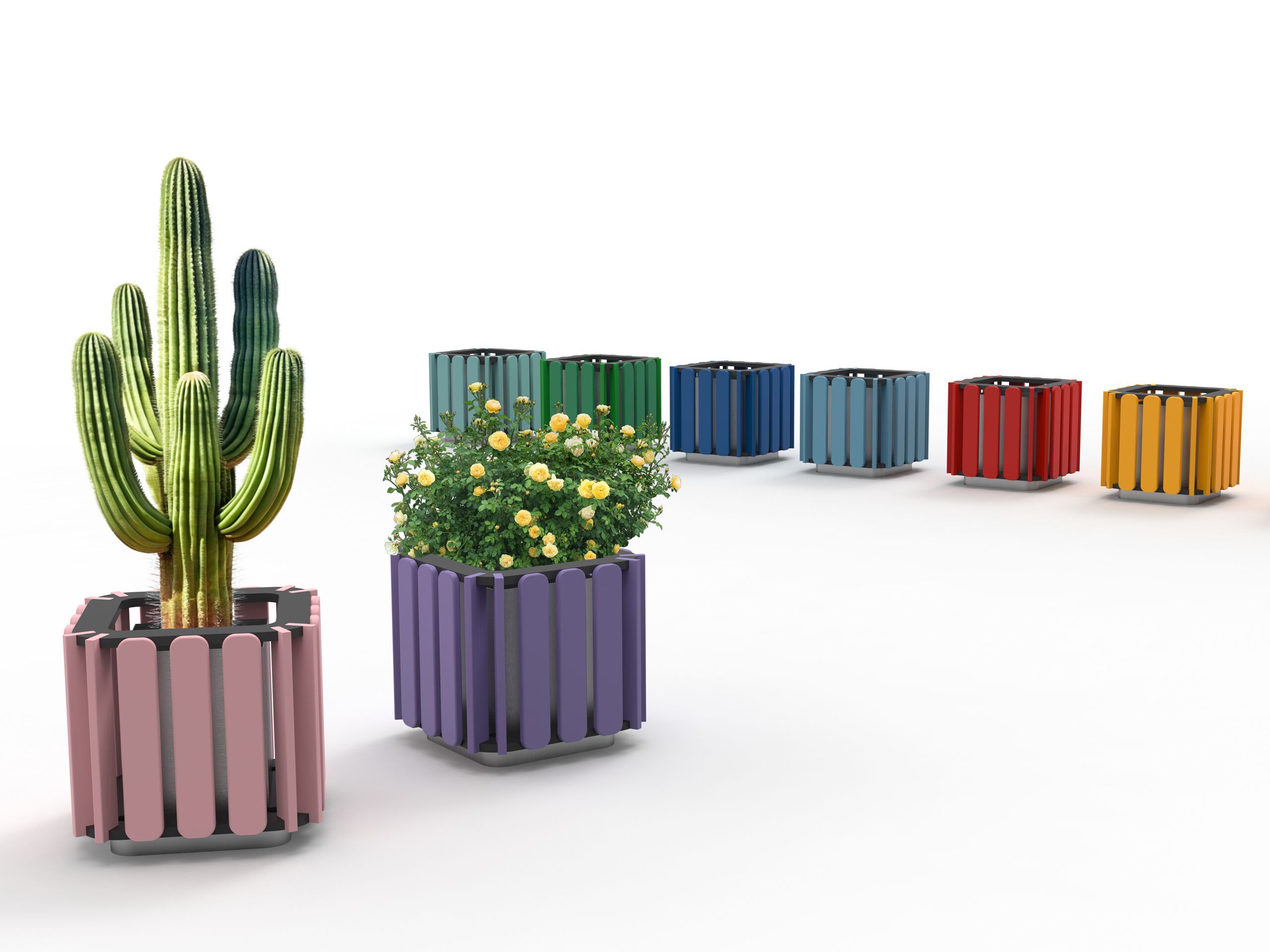 Квадратный полиэтиленовый плантатор Donye Ranardo ARCH-00067039 - Вид №2