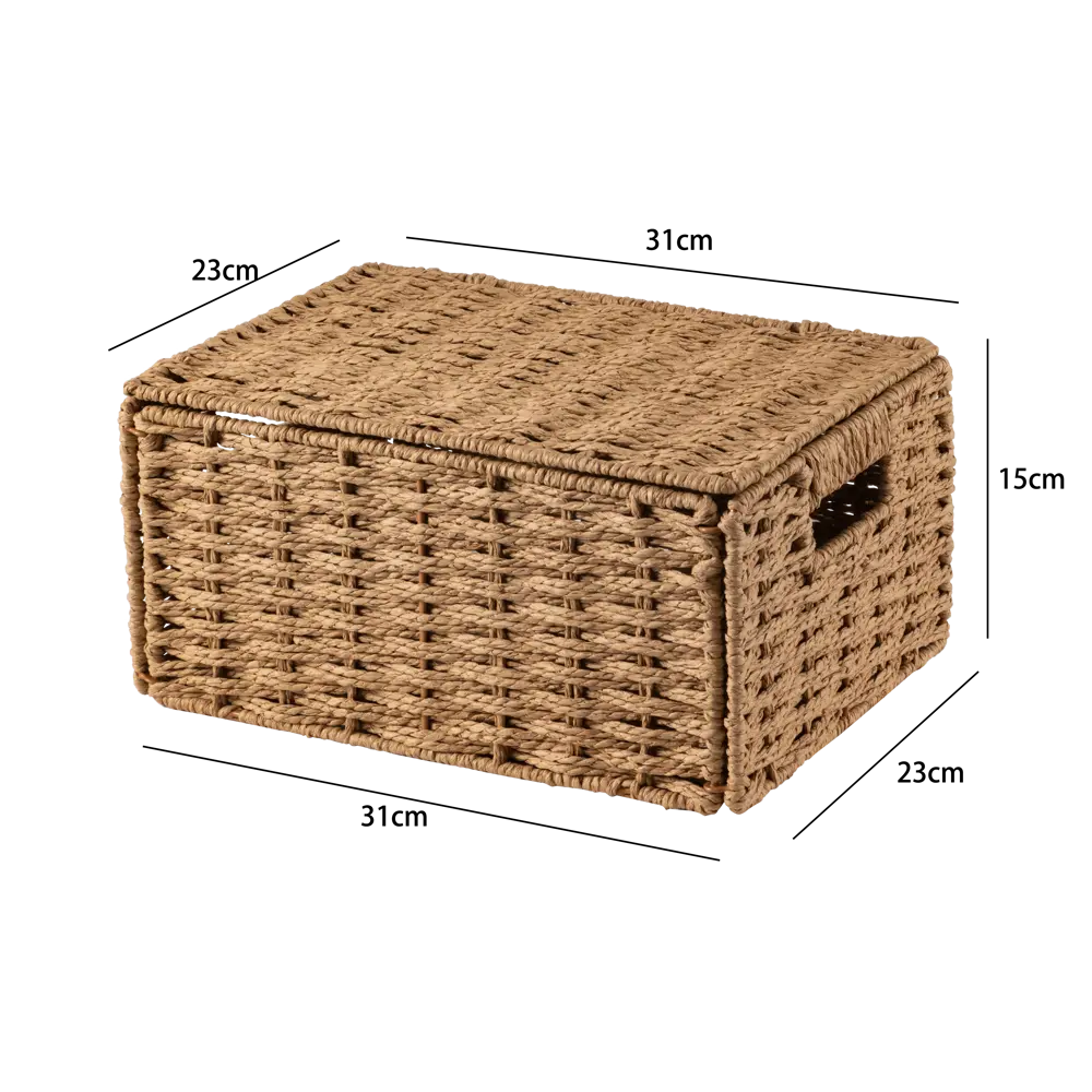 Корз плетен с кр 31X23X15см беж Konsensa 89453511 STLM-2021431 