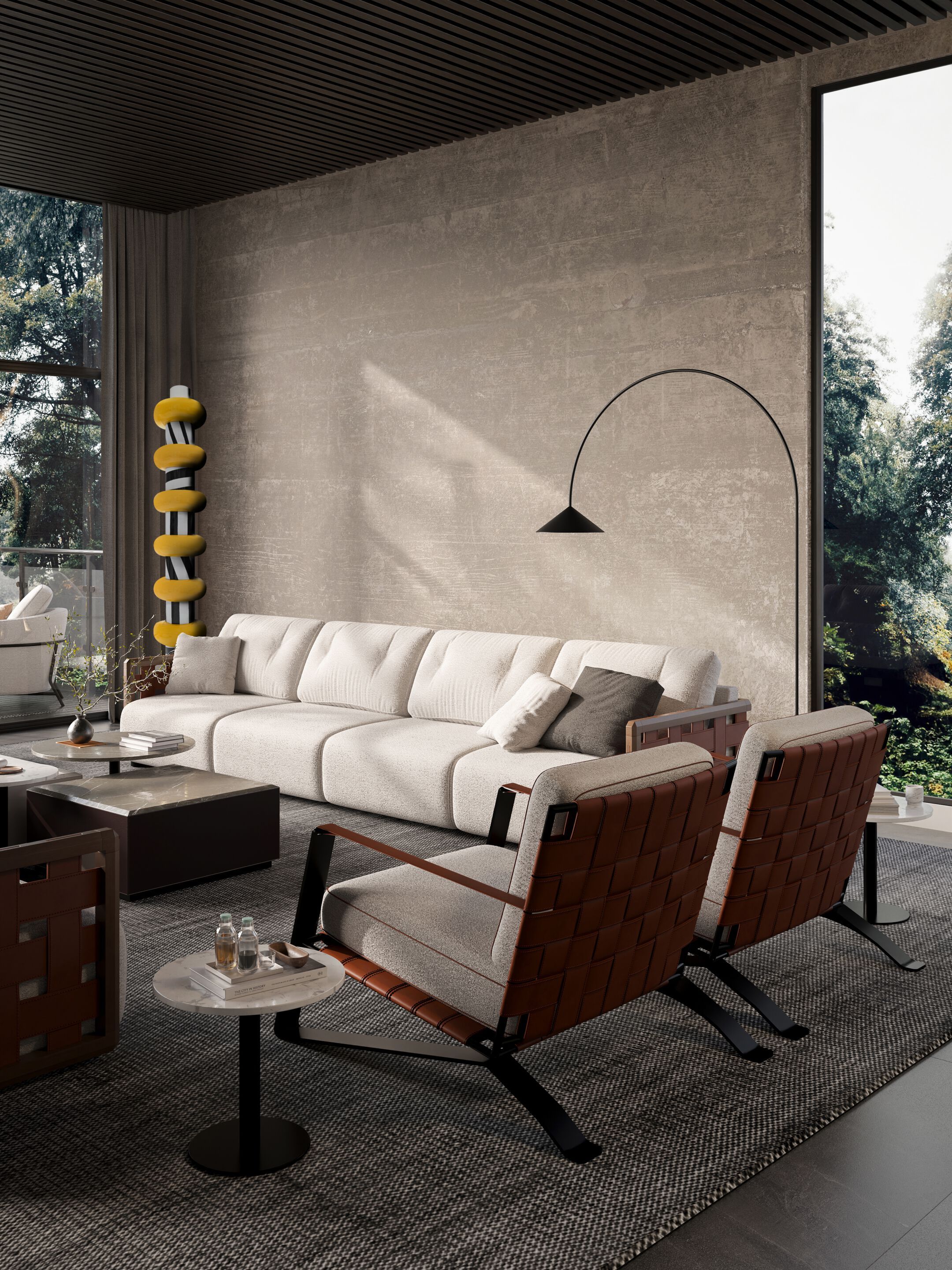 5-местный тканевый диван Formitalia TRESS ARCH-00146875 - Вид №3