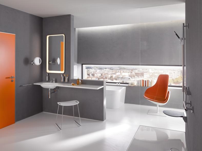 950.33.12054 Душевая штанга теплое прикосновение HEWI Greifen  - Вид №1