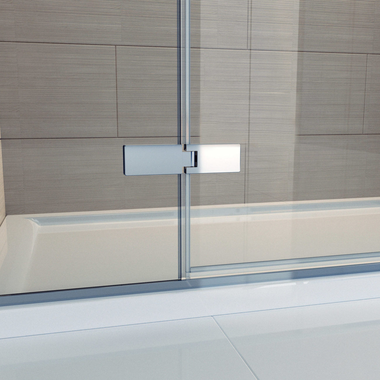 Дверь в нишу GHB1775H L или R Merlyn Arysto Хромированный  - Вид №2