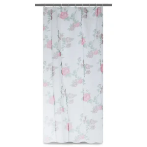 Тюль на ленте для кухни «Роза» 140х180 см цвет красный